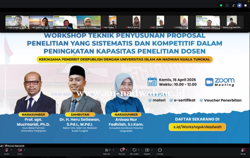 Perkuat Kualitas Riset, UINKA Gandeng Penerbit Deepublish Gelar Workshop Proposal Kompetitif